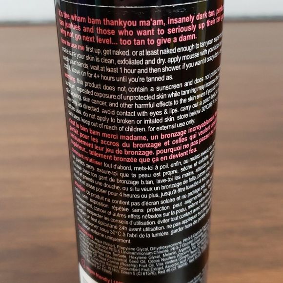 NEW Too Tan to Give a Damn Self Tanner Mousse Dark - Picture 3 of 4